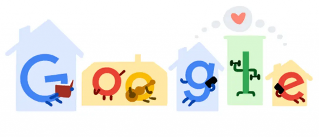 Hoy Google te pide: "Quedate en casa, salvá vidas"