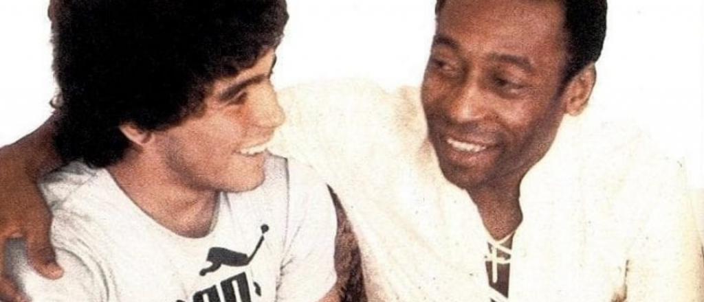 Se cumplen 41 a&ntilde;os del d&iacute;a en que Maradona y Pel&eacute; se conocieron