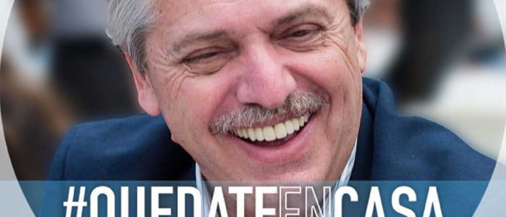 Alberto Fern&aacute;ndez pidi&oacute; poner #QuedateEnCasa en las fotos de perfil