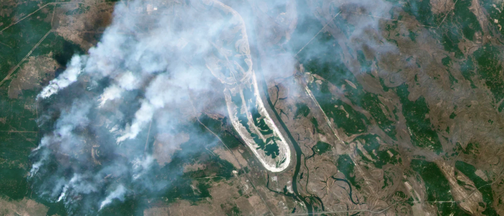 Hay incendios forestales en la zona de exclusión de Chernobil