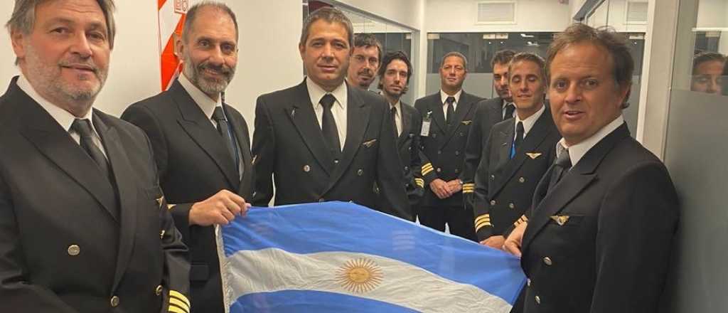 Video: el saludo desde Mendoza a la tripulación de Aerolíneas que viaja a China