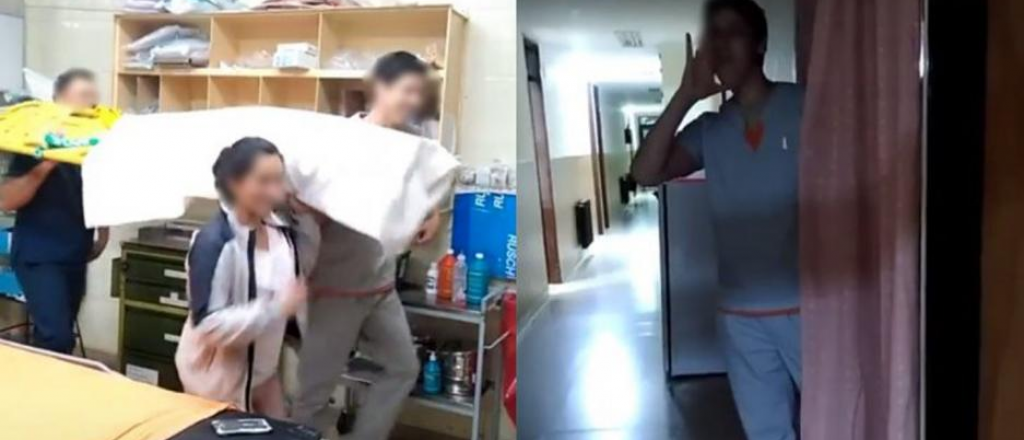 Enfermeros simularon estar en el Titanic: "&iquest;Hay alguien con vida?"