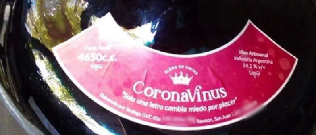 En San Juan crearon un vino artesanal inspirado en el coronavirus