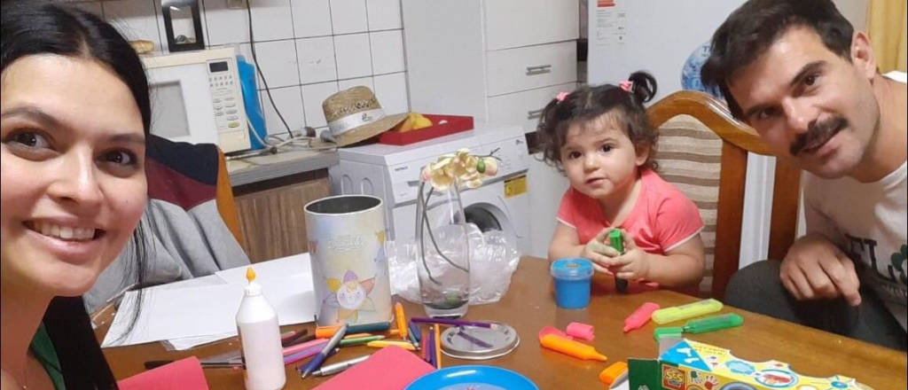 Flor Destéfanis se emocionó con la reacción de su hija al verla en TV