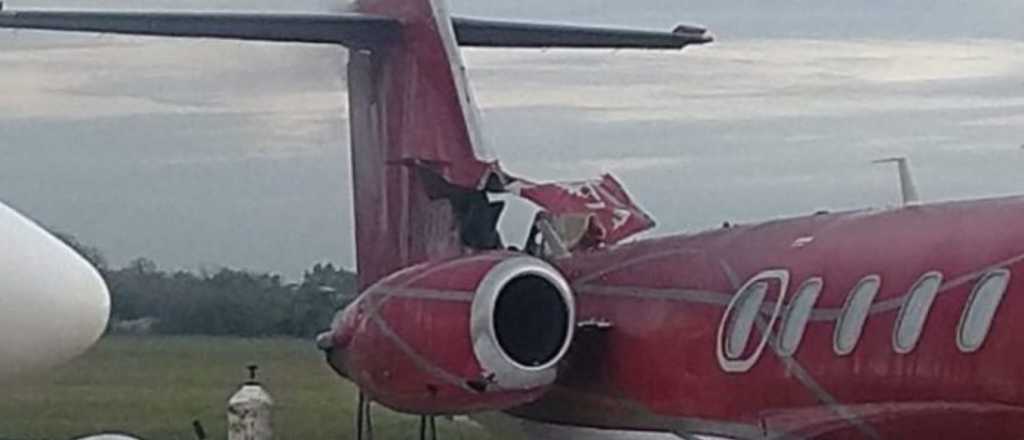 Explotó una avion sanitario en Buenos Aires y sospechan sabotaje