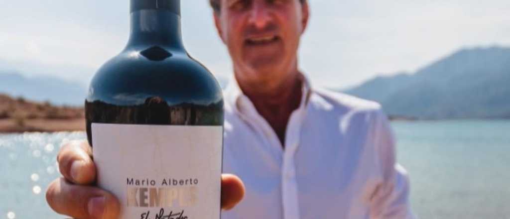 Mario Kempes presentó su vino en Mendoza