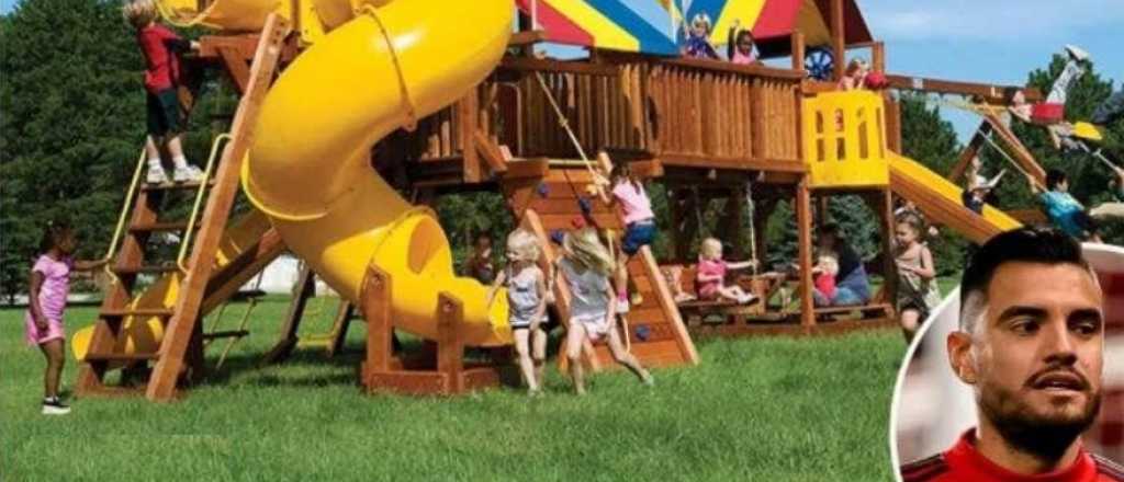 Sergio Romero instal&oacute; un parque de juegos de 24 mil euros y fue denunciado