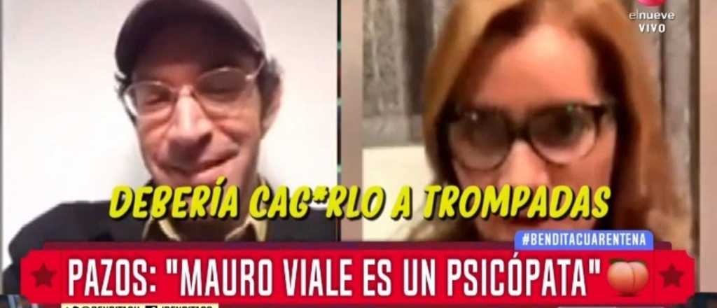 "Es un psicópata": así se refirió Nancy Pazos a Mauro Viale