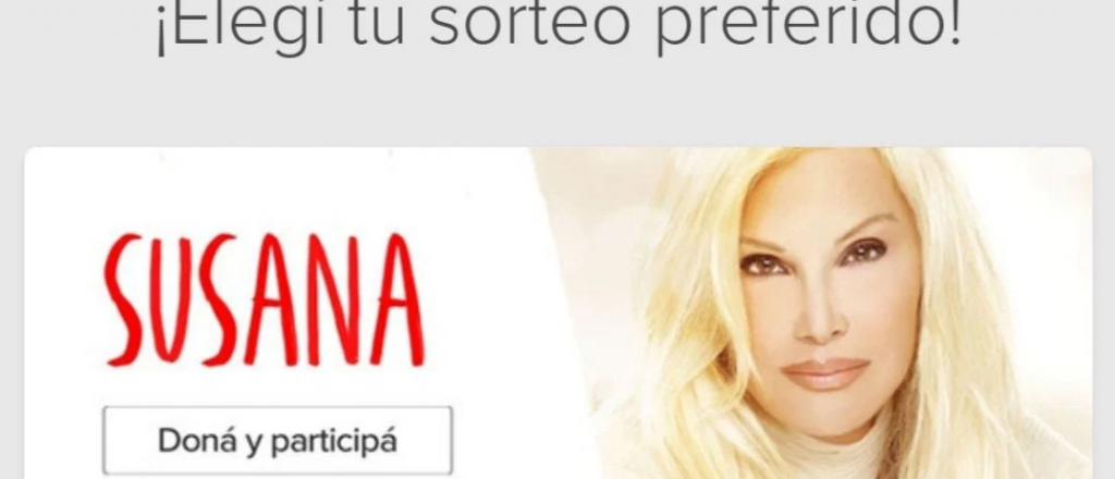 Susana Gim&eacute;nez don&oacute; sus zapatos para ayudar a la Cruz Roja