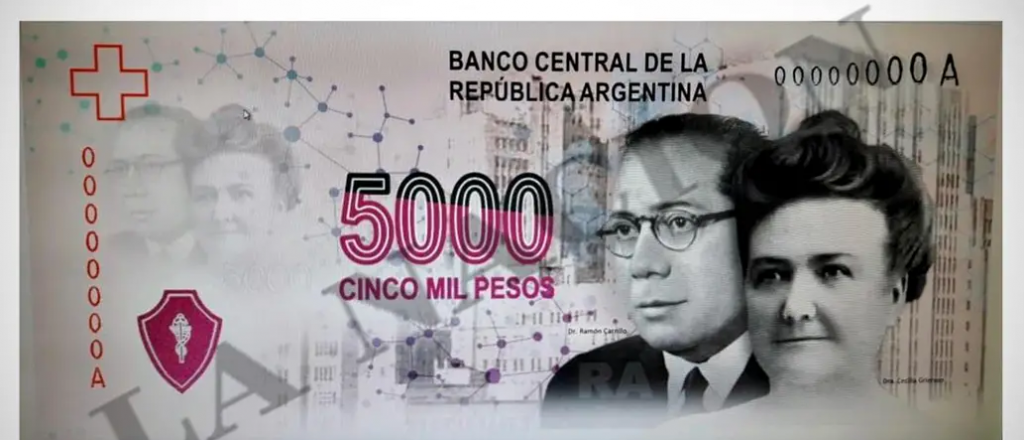 &iquest;Ram&oacute;n Carrillo nazi? El billete de 5 mil pesos gener&oacute; un debate ins&oacute;lito