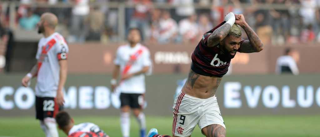 El gol de Gabigol a River: el m&aacute;s importante en la historia para Flamengo