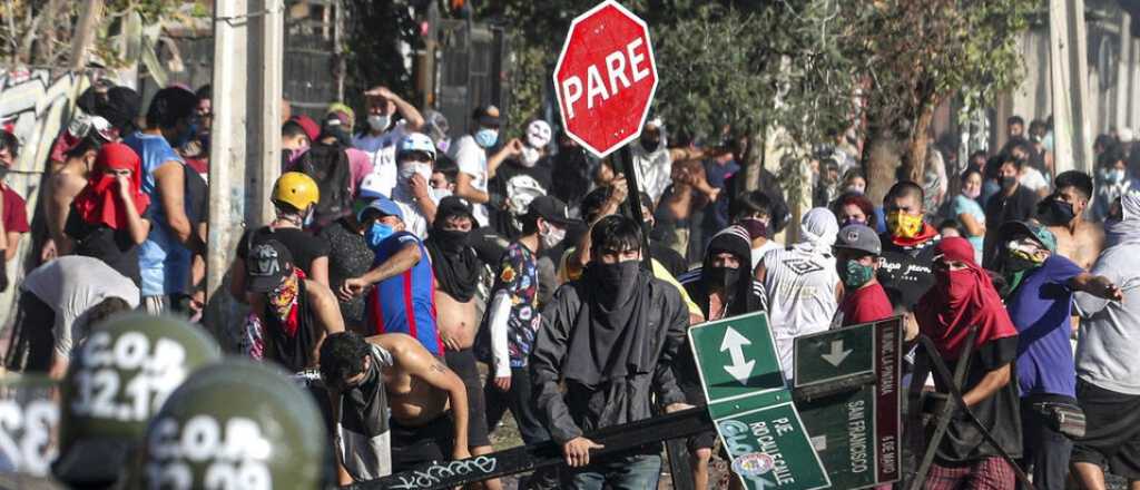 Volvieron las protestas a Chile, en medio de la pandemia