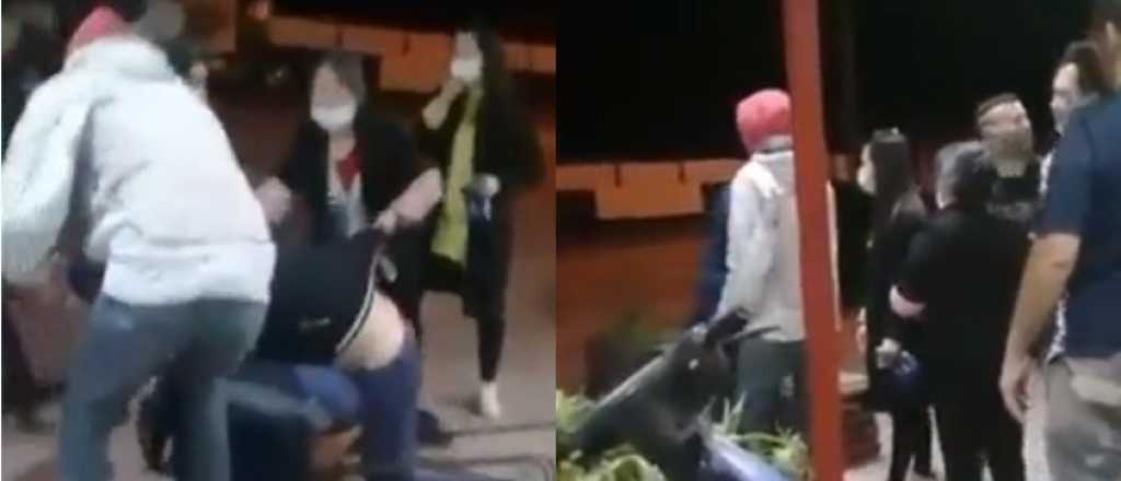 Video: casi linchan a un joven por robar una caja de preservativos