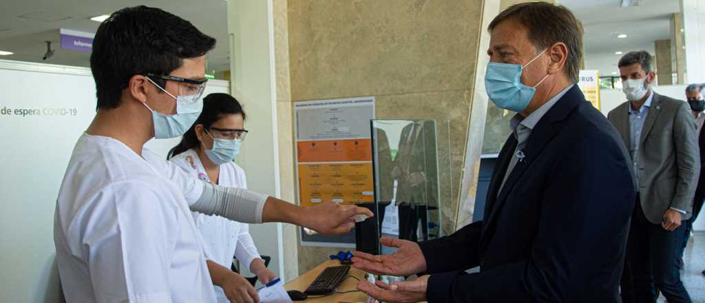 Inauguraron el sector para pacientes con coronavirus en el Hospital Universitario 
