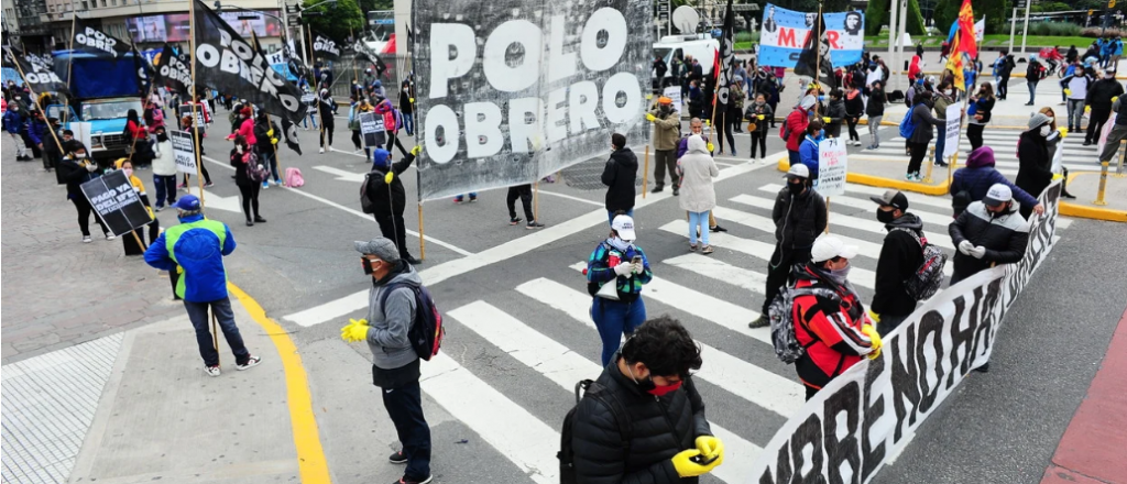 El Polo Obrero marcha para pedir al gobierno que "asegure la cuarentena"