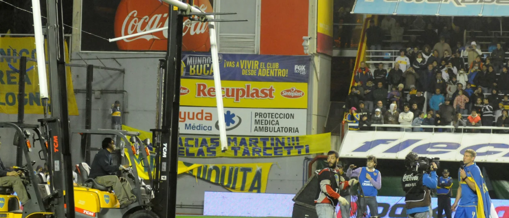 &iquest;Cu&aacute;l fue el destino final del arco que Boca le regal&oacute; a Mart&iacute;n Palermo?