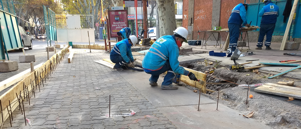 Avanza la construcci&oacute;n de la nueva ciclov&iacute;a en avenida San Mart&iacute;n