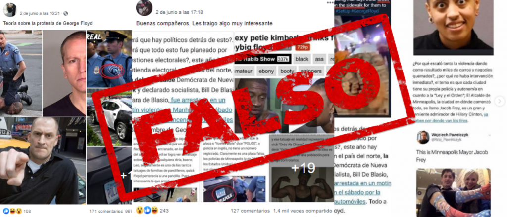 George Floyd: falsedades de una teor&iacute;a conspirativa viral sobre su muerte