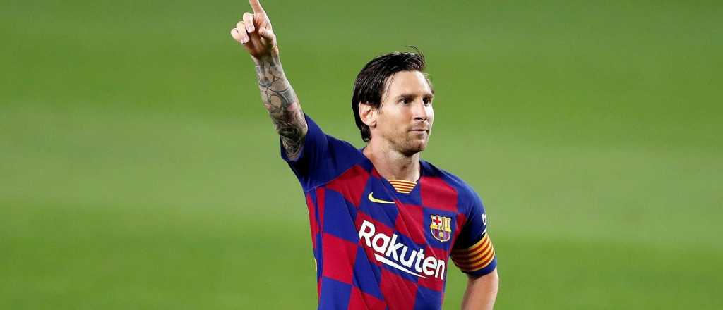 Messi metió un gol en la victoria del Barcelona, único líder en España