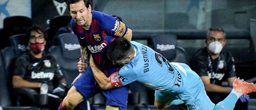 Las fotos más impactantes que dejó el partido de Messi contra Legalés