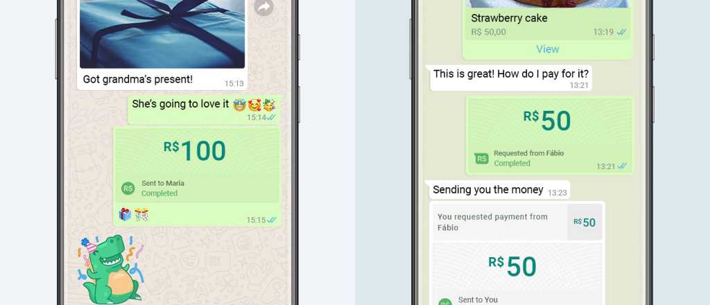 Ahora se puede pagar por Whatsapp como si mandaras una foto