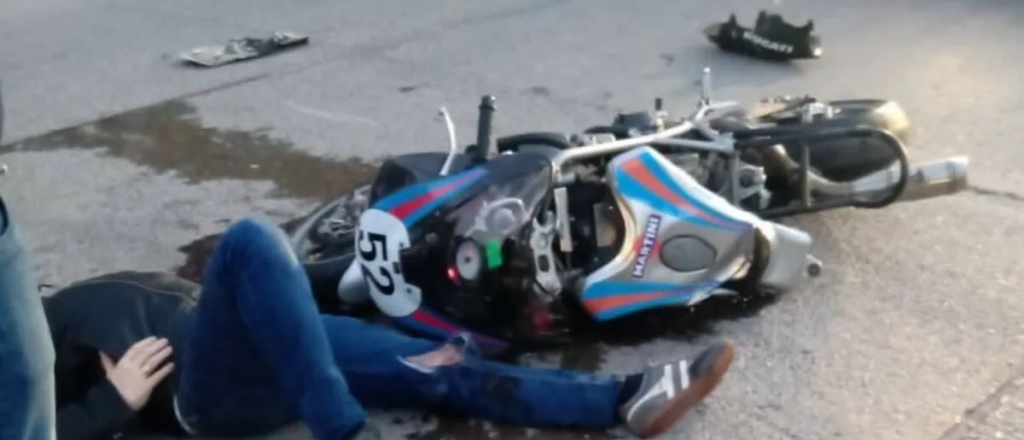 Se accidentó en su moto el gobernador de Santiago del Estero
