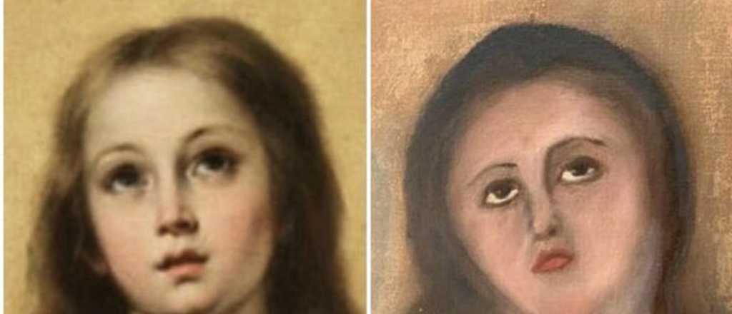 Video: ordenó la restauración de un cuadro de la Virgen y así se lo devolvieron