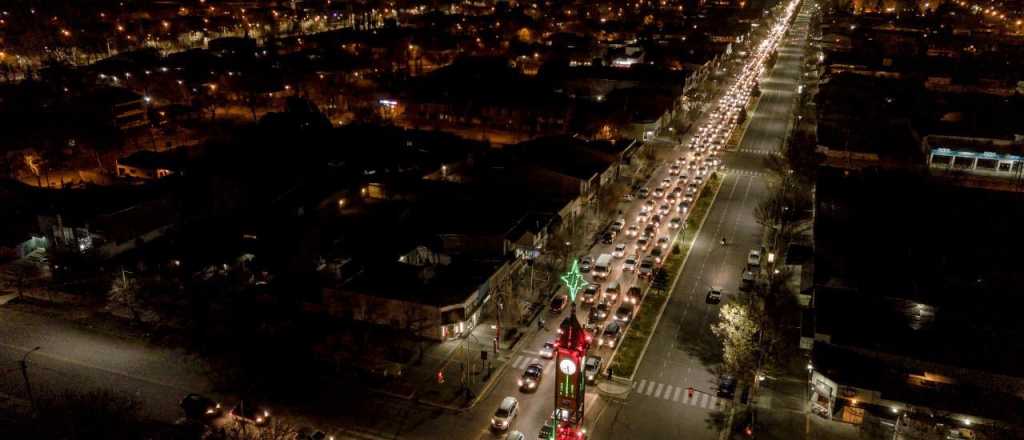 Histórico caravanazo por Portezuelo del Viento en el Sur mendocino