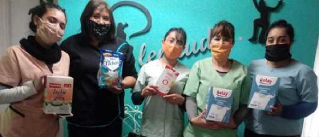 Masoterapeutas de Tunuyán cambian sesiones por leche para donar