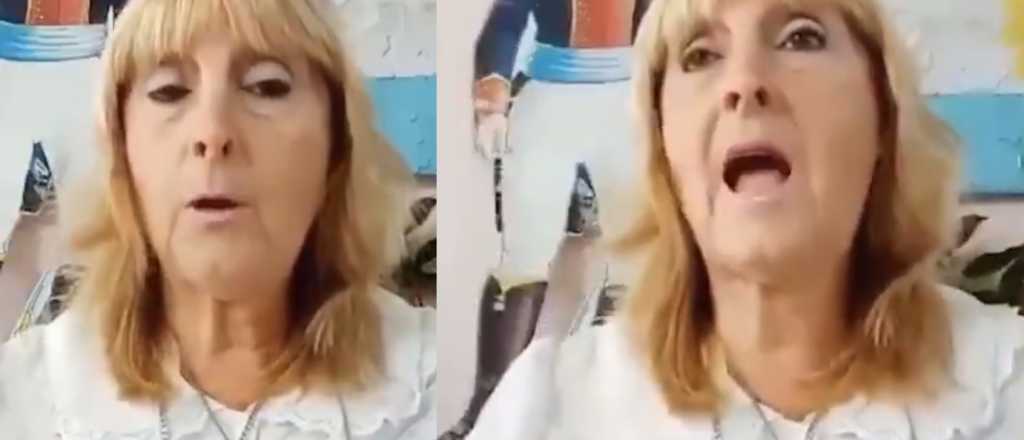 Video: una maestra se sacó en una clase virtual y comenzó a insultar al perro