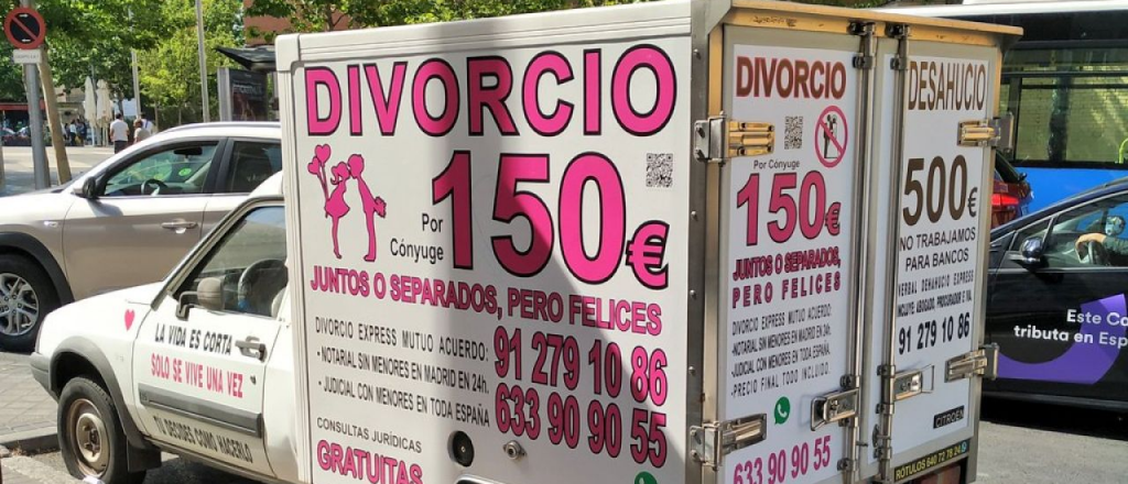 La "divorcioneta": el servicio de divorcio express que es furor en España