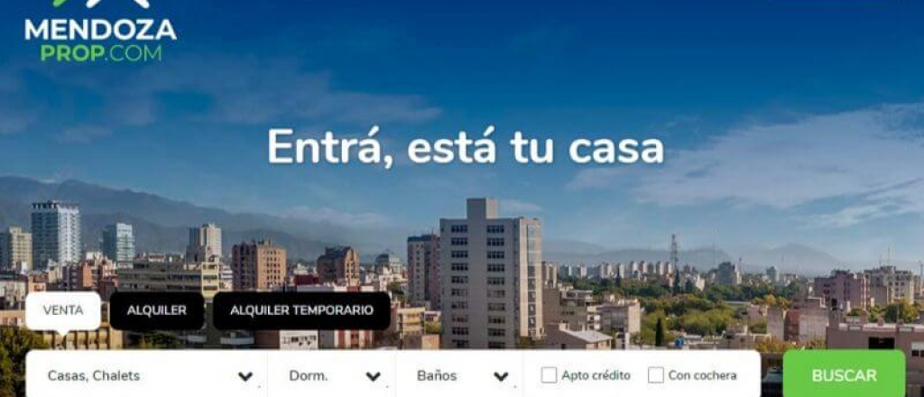 El portal de Mendoza que cuenta con más de 9.000 propiedades disponibles