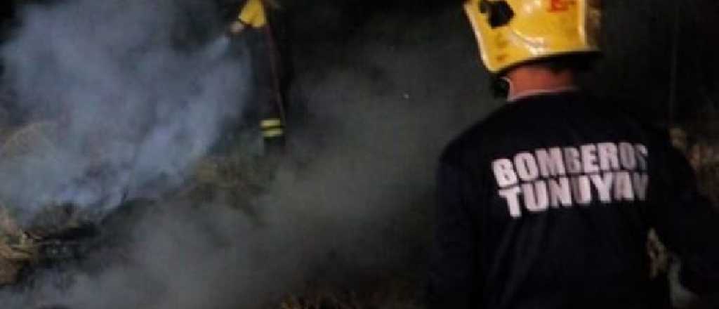 Se incendiaron cinco hect&aacute;reas en el Parque Norte en Tunuy&aacute;n