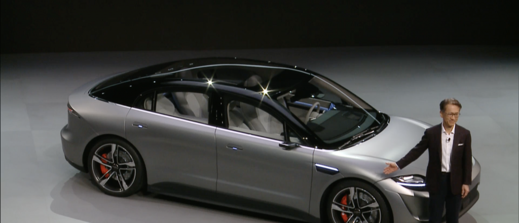 Así es el auto eléctrico de Sony que buscará competir contra Tesla