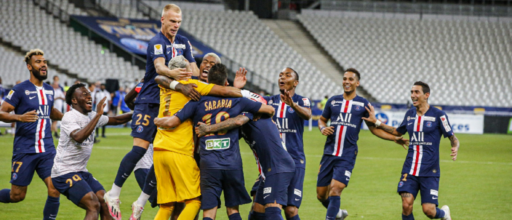 Par&iacute;s Saint-Germain gan&oacute; la Copa de Francia con los tres argentinos en cancha