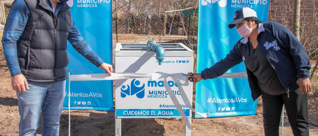 Maipú extiende la red de agua potable en la zona rural