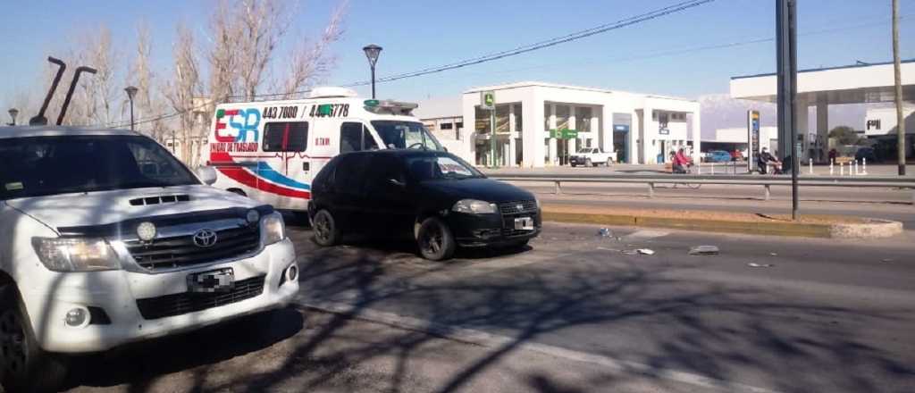 Una ambulancia de San Rafael chocó en Tunuyán