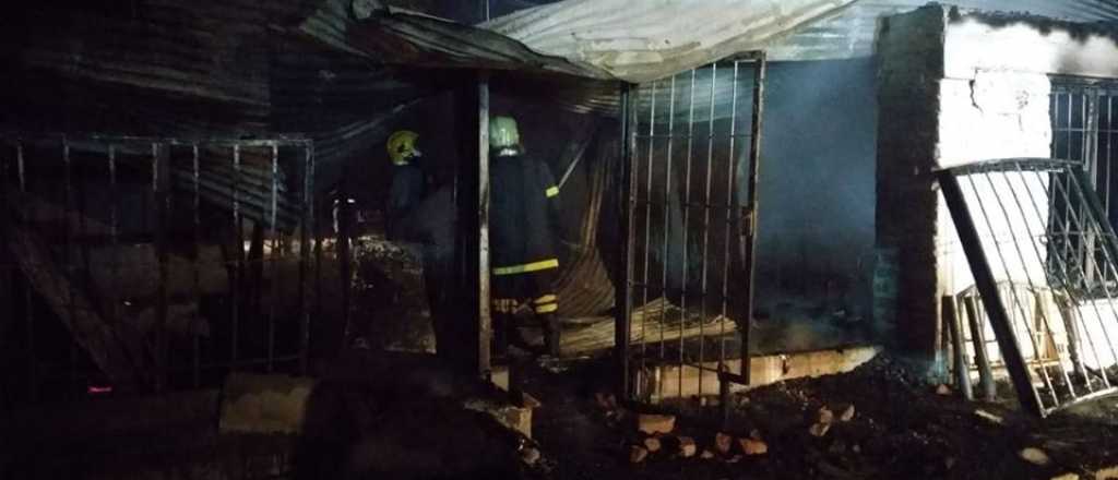 Incendio en el Valle de Uco: un beb&eacute; tiene el 80% de su cuerpo quemado