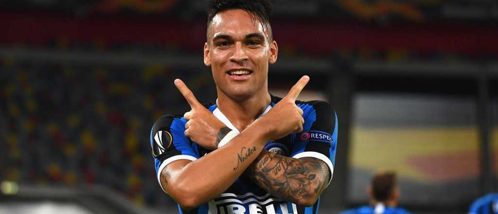Lautaro Mart&iacute;nez meti&oacute; un doblete y el Inter es finalista de la Europa League 