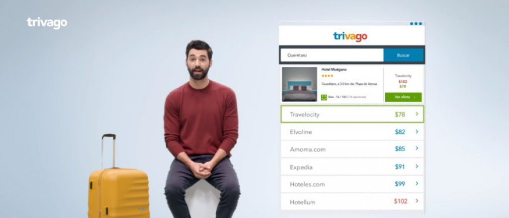 Se "perdi&oacute;" el chico de la publicidad de Trivago