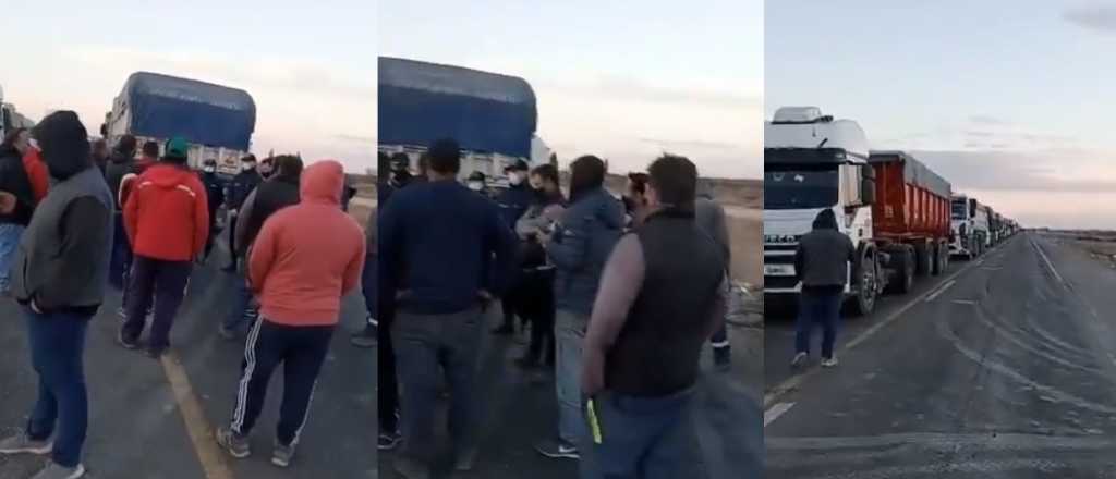 Video: camioneros mendocinos estuvieron 9 horas para ingresar a San Juan