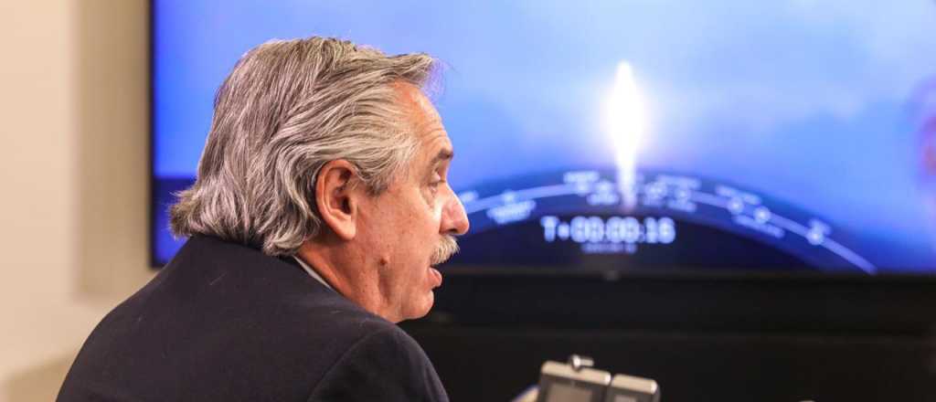 Alberto Fernández dijo estar orgulloso por el lanzamiento del SAOCOM 1B