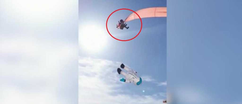 Video: una nena sobrevivió tras "volar" al quedar enganchada en un barrilete