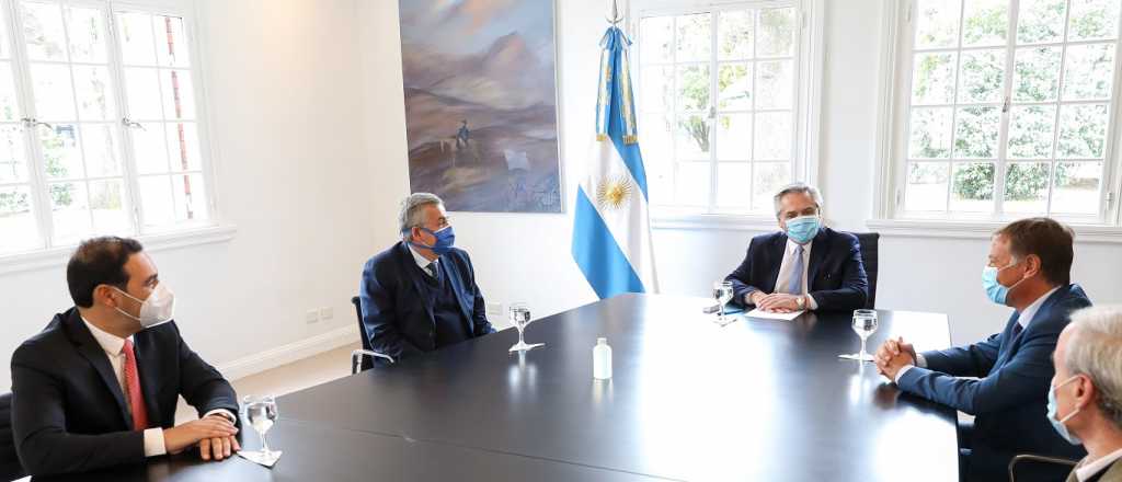 Suarez y el Presidente analizaron la situación del coronavirus en Mendoza