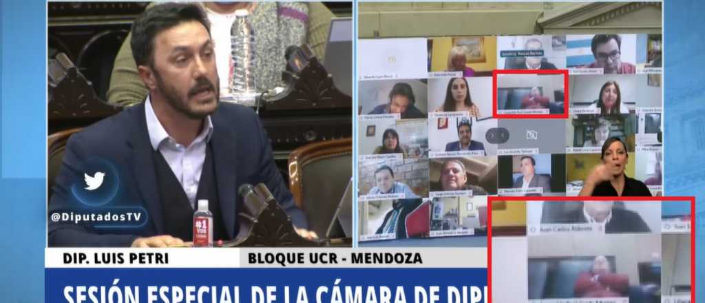Video: el diputado Leopoldo Moreau se quedó dormido en plena sesión