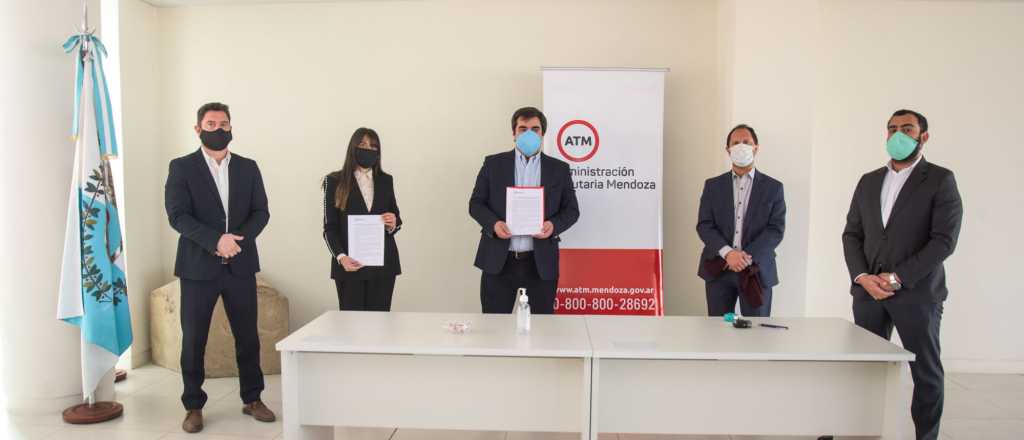 Sellos Web: ATM firmó un convenio con el Colegio de Abogados de Mendoza