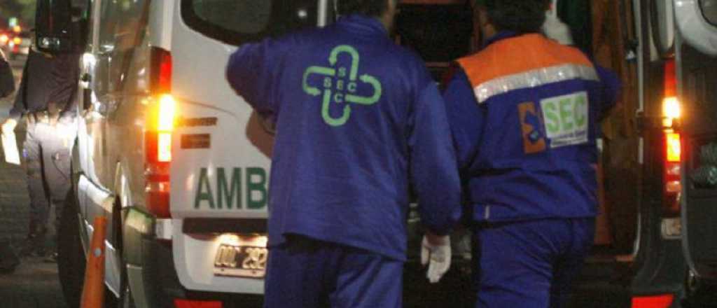 Guaymallén: asaltan una ambulancia del SEC y le dan un culatazo al médico