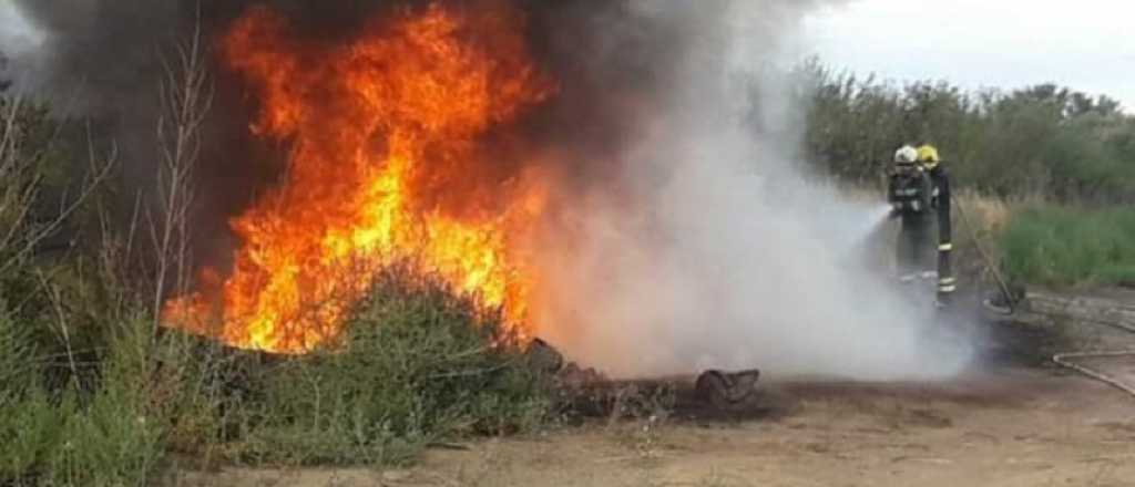 Siguen los incendios intencionales en el Valle de Uco: en agosto fueron 100