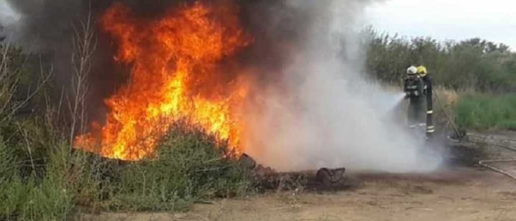 Siguen los incendios intencionales en el Valle de Uco: en agosto fueron 100