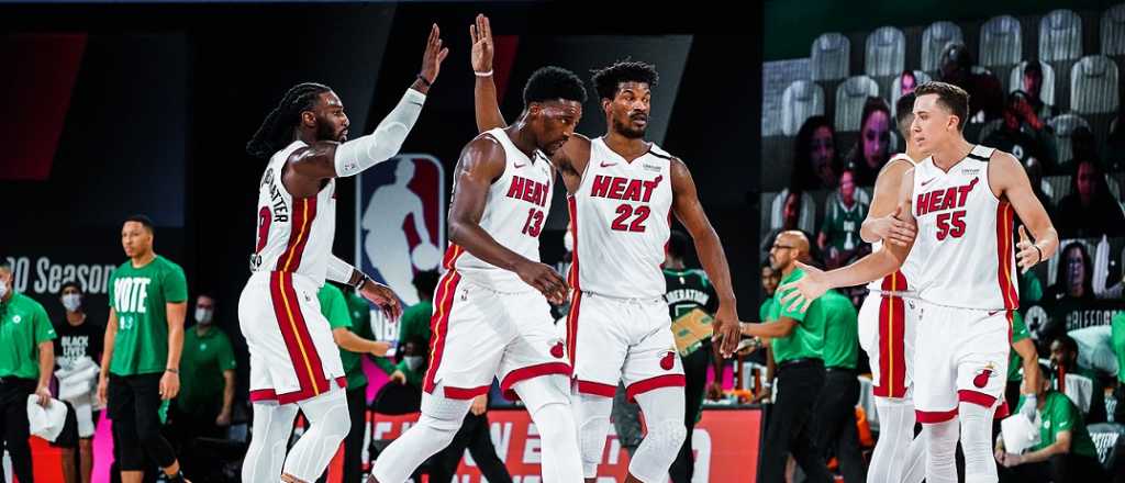NBA: Miami Heat derrotó a Boston Celtics y está 2 a 0 en la serie